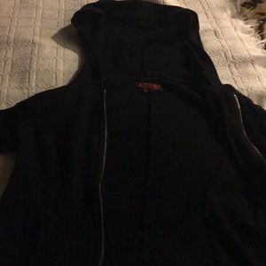 Black fishnet sweater